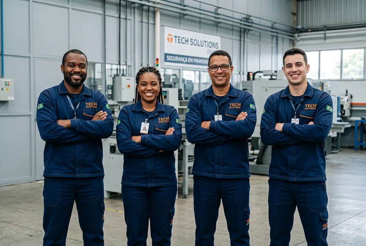 Equipe de desentupimento em atendimento — Desentupidora em Santos